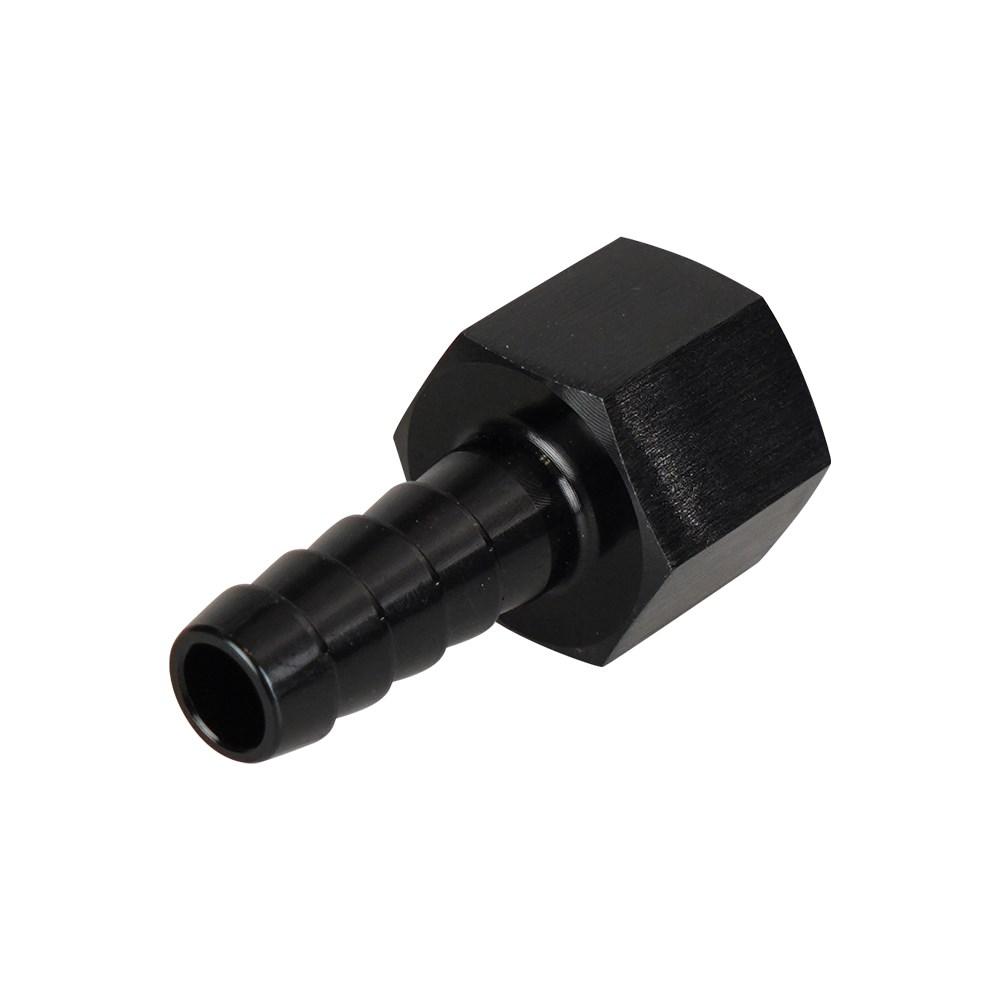 6AN 8AN Thread Male To 3/8" Fuel Line Hose Adapters AN6 AN8 Hose Barbed Fitting Adapter with AN-6 AN-8 Connector Black TF-1094