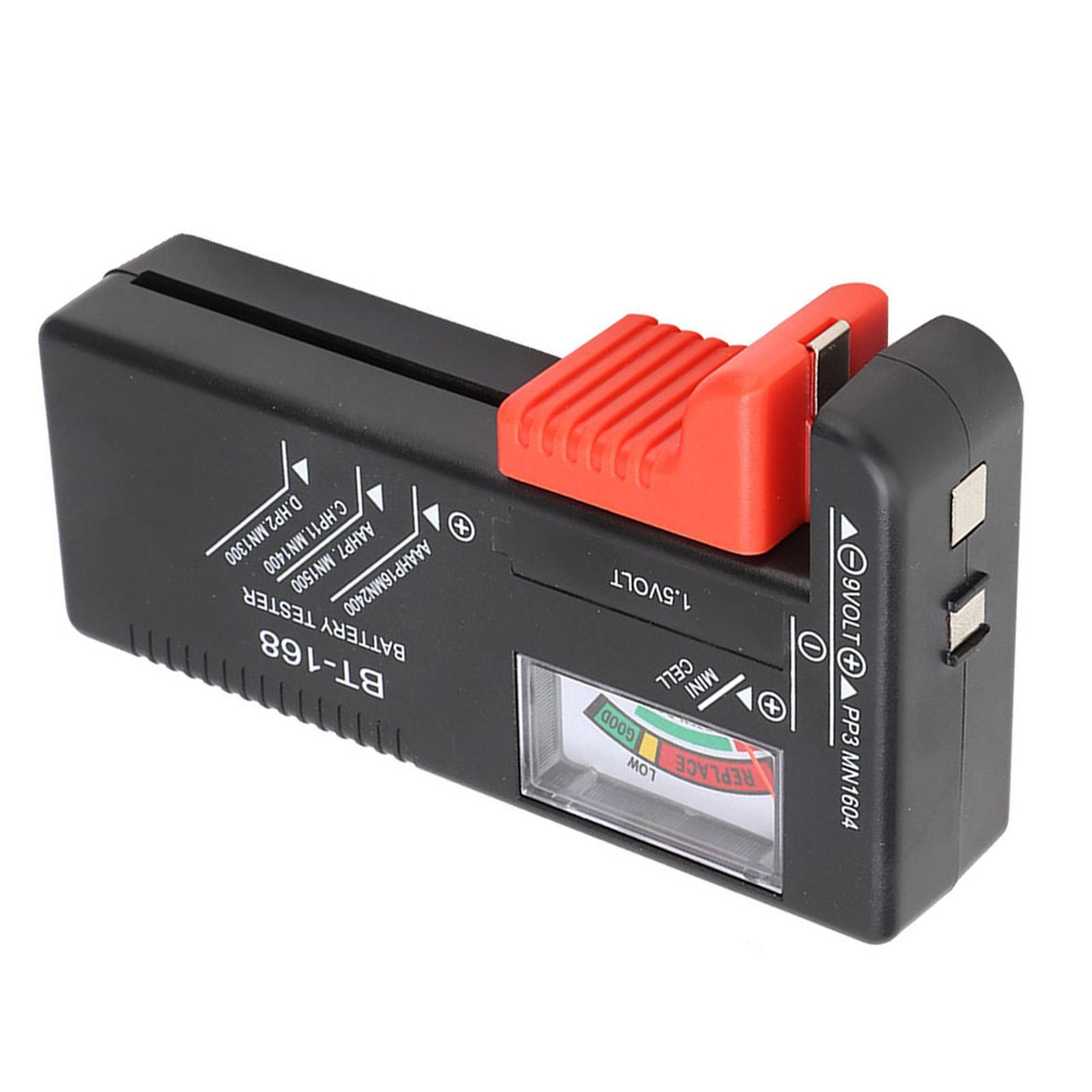 BT 168 Digital Battery Capacity Volt Tester for 1.5V AA AAA 9V Battery