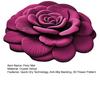 Diatomaceous Earth Bath Mat 3D Peony Pattern Quick Dry Floor Mat Non-slip Backing Bathroom