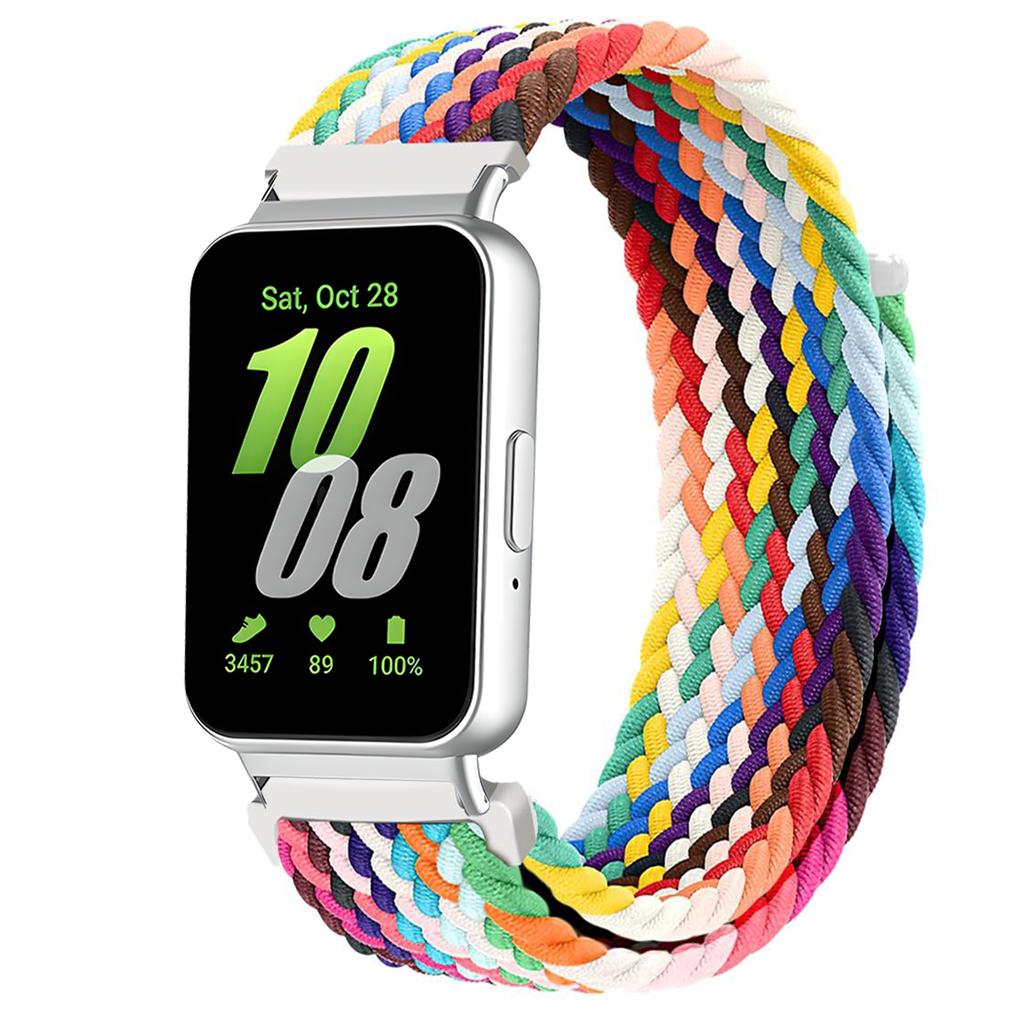 Bands for Galaxy Fit 3 Strap Accessories Sport Nylon Braided Adjustable Replacement Correa Bracelet for Samsung Galaxy Fit3 Band
