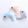 Pet Cat Toy Cute Stuffed Animal Baby Dolphin with Catnip Nibble Toy