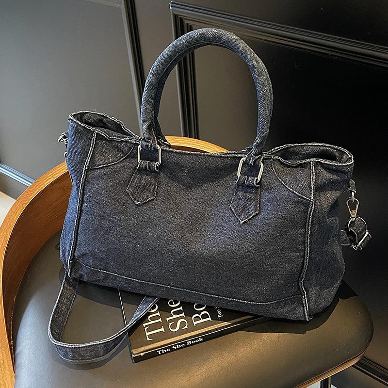 Women's bag 2025 summer new fashion versatile denim commuter shoulder bag trendy messenger bag bag women