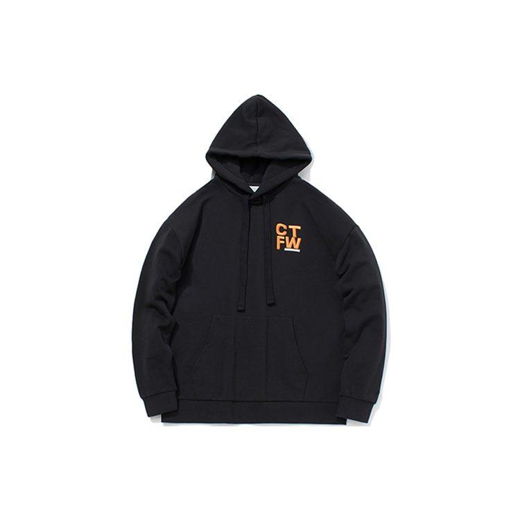 Li Ning Sweatshirts Men's Black Hooded Moderate Regular AWDQB67-1