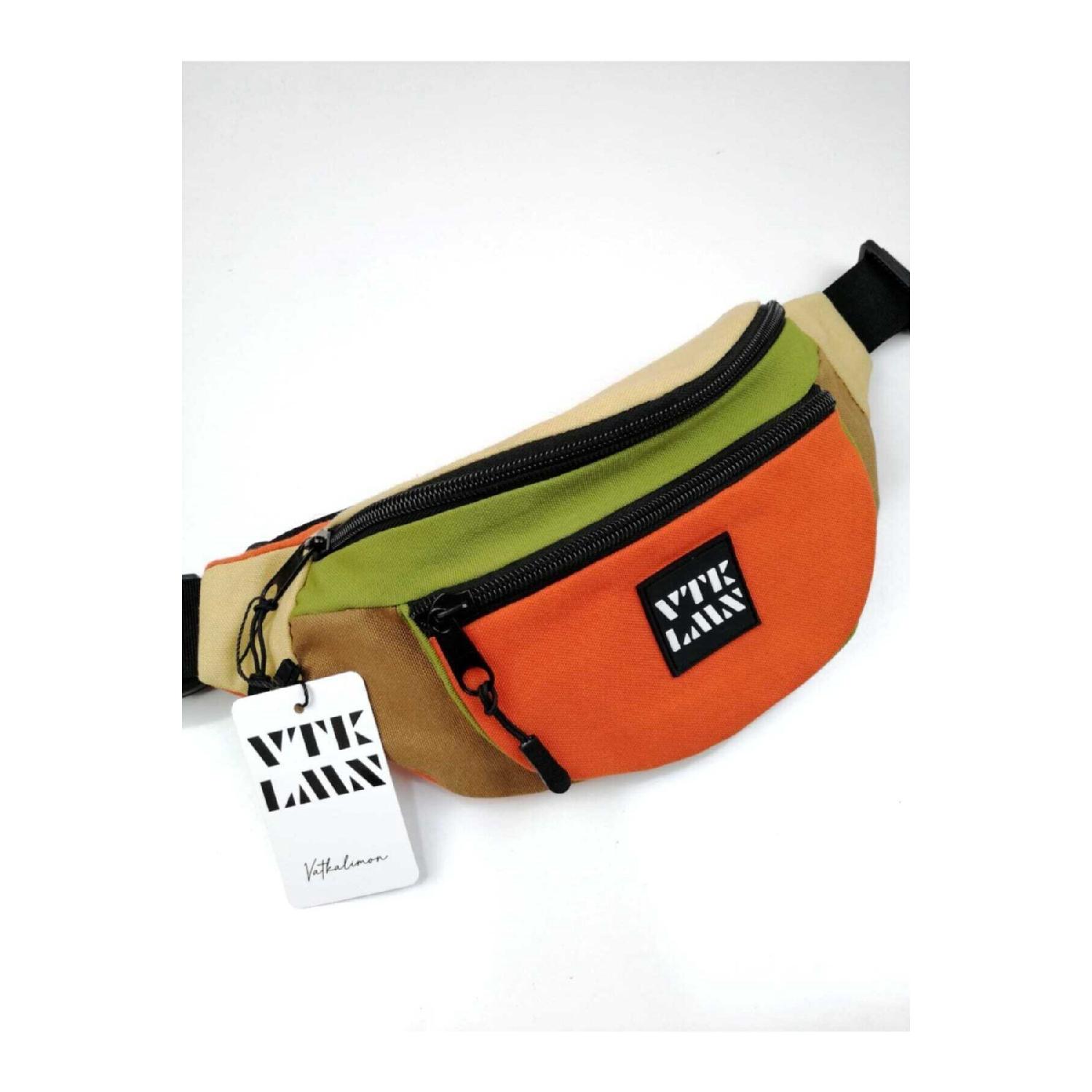 

Unisex Colorful Shoulder And Waist Bag чистый