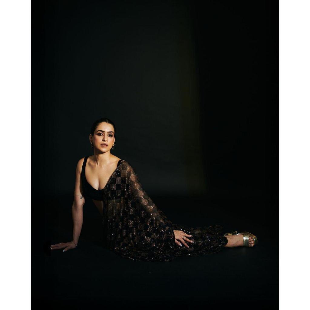 Black Lover's Special - Premium Designer Sequence Saree