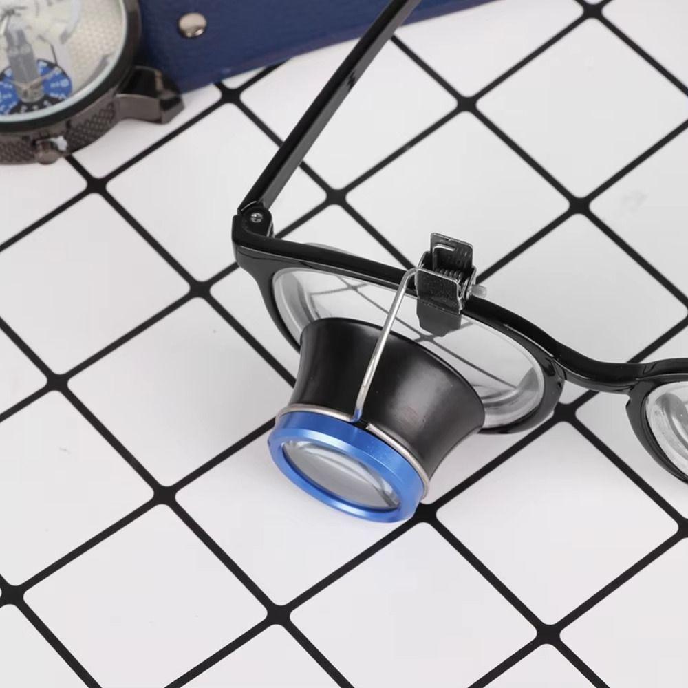 Magnifying Lens Clip-On Eyeglass Magnifier Portable Eyeglass Magnifier Loupes Reading