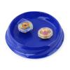 Exciting Colorful Top Battle Set Durable Plastic Spinning Tops With Handle Arena