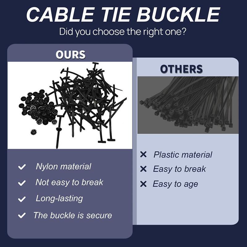 Cable Tie Buckle Rivet Clips Auto Trunk Floor Panel Fastener Universal Car Repair Parts Universal Liner Clip