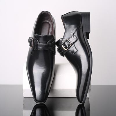 Luxury Genuine Leather Men's Dress Shoes Fashion Business Casual Leather Shoe Slip On Office Oxfords Wedding Party Shoes for Men