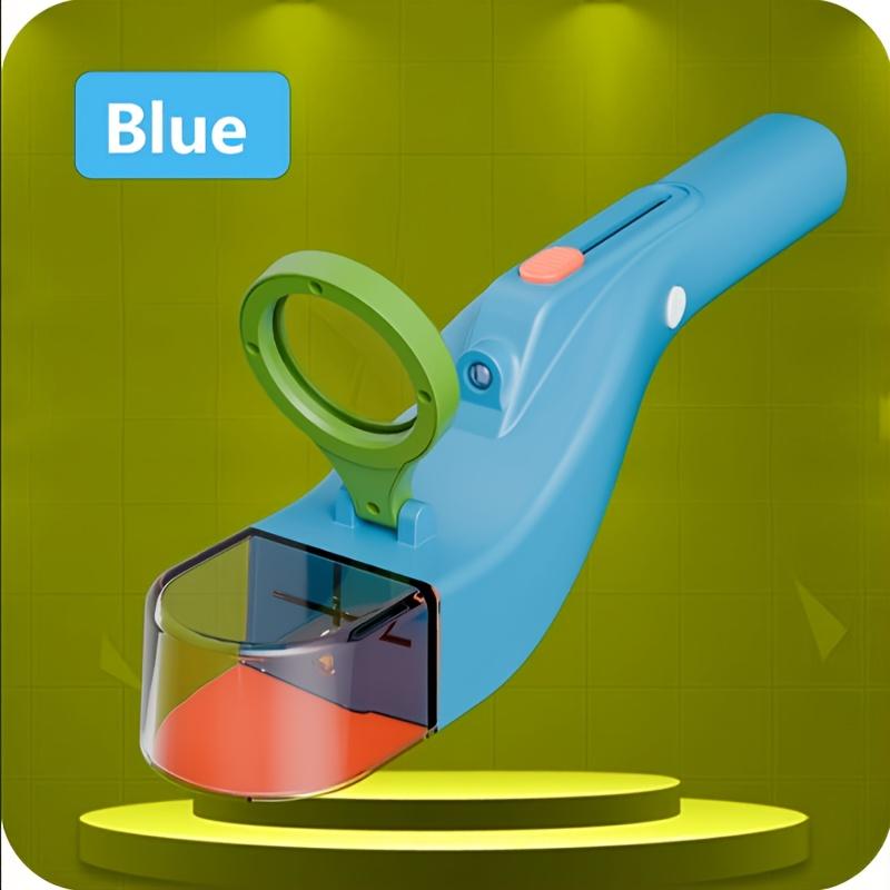 BugView 5X Magnifying Quick-Release Bug Catcher with LED Lights Insect Catcher Indoor & Outdoor STEM Toys Tool for Kids Adults