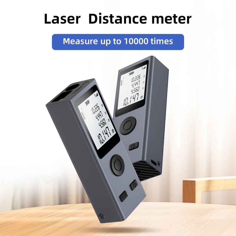 Laser Distance Meter Multifunctional Portable Measuring Device Metal Housing Mini Size Rangefinder Measurement