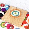 1 Takım Tığ Engelleme Kurulu Pürüzsüz Kenar Yüksek Dayanıklılık Kolayca Deforme Olmayan Yoğun Delikli Yeniden Kullanılabilir Kare Pimli Tığ Engelleme Kurulu Kiti
