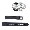 Watch Band for   Silicone Soft Breathable Quick Release Carved Smartwatch Replacement Band Strap for Men Women
