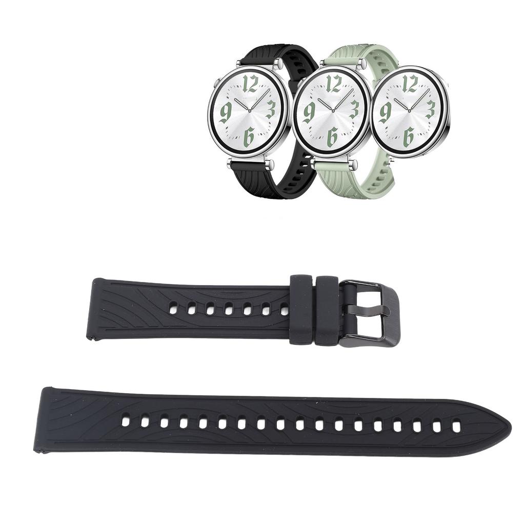 Watch Band for   Silicone Soft Breathable Quick Release Carved Smartwatch Replacement Band Strap for Men Women