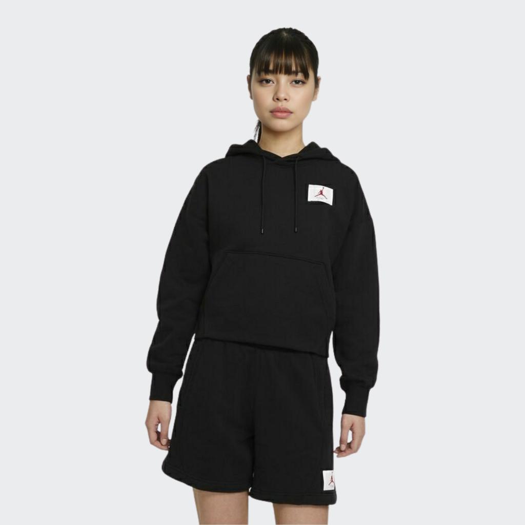 Jordan Flight Fleece Pullover Hoodie Women Hoodie Black DB9067-010