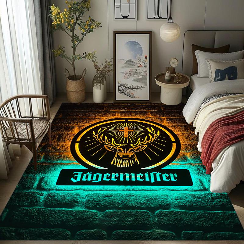 Jägermeister: Drosmīgs Emblēmas Ķieģeļu Sienas paklāju