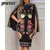 JPNTKY Moda Estiva Primaverile Manica Corta Scollo a V Abiti Casual