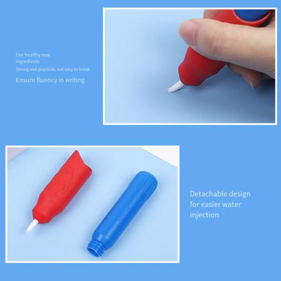 Set de vopsea cu pensule aqua, 2 bucăți, fără mizerie, ecologice, reutilizabile, pixuri de apă cu durată lungă de viață, pentru copii