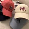 Cute spotted cat baseball hat women's spring summer new versatile student beige cap summer