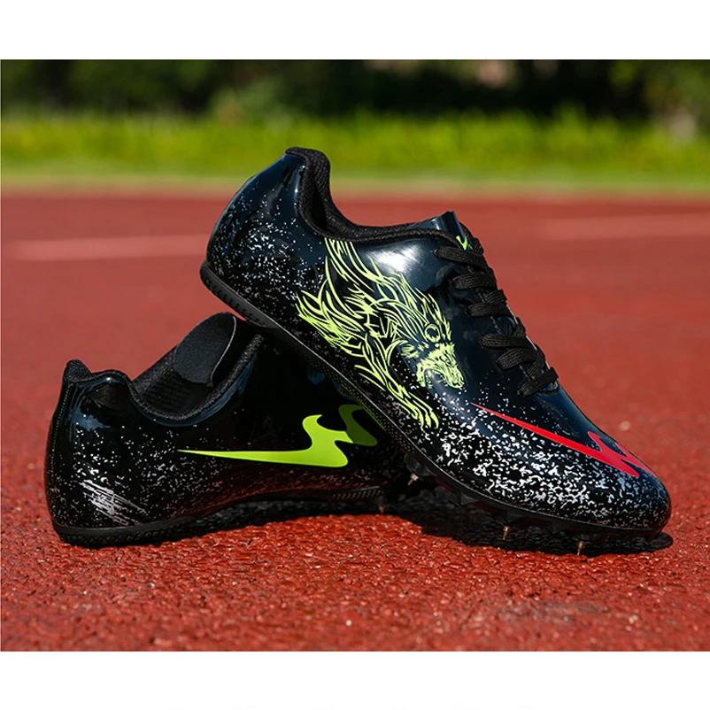 Track and Field Shoes Spikes Speed Running Sprint Sneakers LightWeight Soft Professional Athletic Long Jump Sport Shoes  New