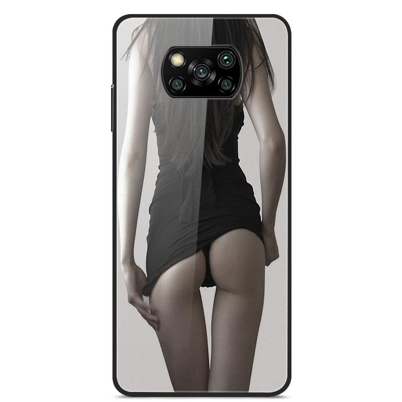 Glass Back Cover For Xiaomi Poco X3 Pro Poco X3 NFC Case Tempered Glass Case For Xiaomi Mi 10T Lite Case Funda POCO X 3 PRO Case