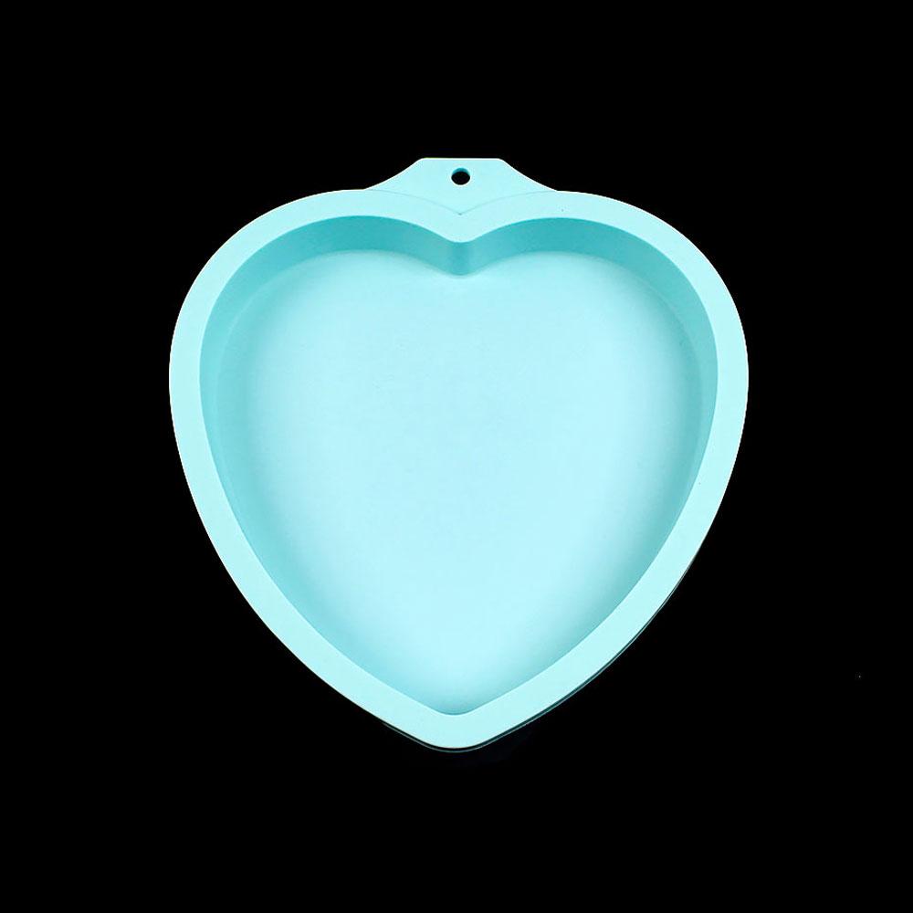 Silicone World 6/8 Zoll Silikon-Kuchenformen DIY Mousse Regenbogen Schichtkuchenform Runde Herzförmige Backform Backwerkzeuge