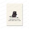 Funny Cute Black Cat Eat Foods Poster Nordic Wall Art Canvas Painting Prints Cartoon Animal Pictures For Living Room Home Decor No Frame