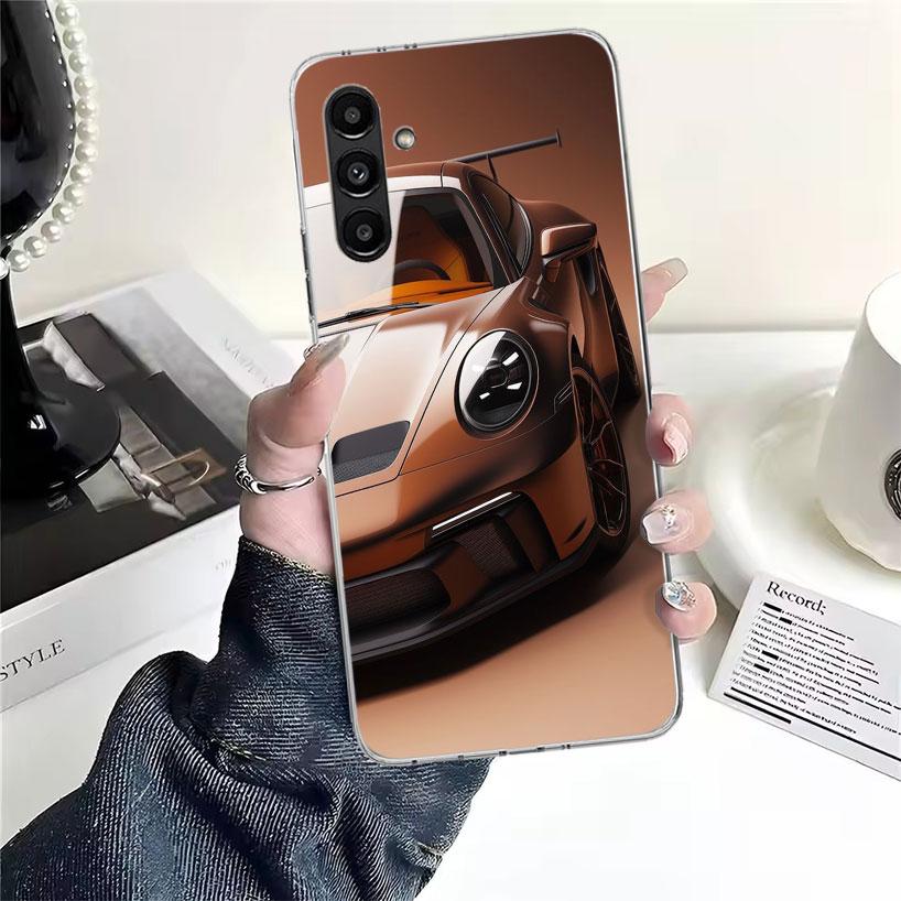 Sports Car 911 Phone Case For Samsung Galaxy A13 A14 A15 A16 A17 A53 A54 A55 A56 A57 A33 A34 A35 A36 A37 A23 A24 A25 A26 Galaxy