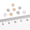 Transparent Silicone Copper Earplugs for DIY Jewelry Making 1 Pair