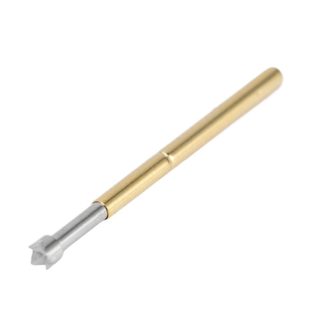 100pcs Pogo Pin Q Head Type 4 Claws Brass Stainless Steel Material Easy Replaceable 5A Rated Current PCB Testing Pins