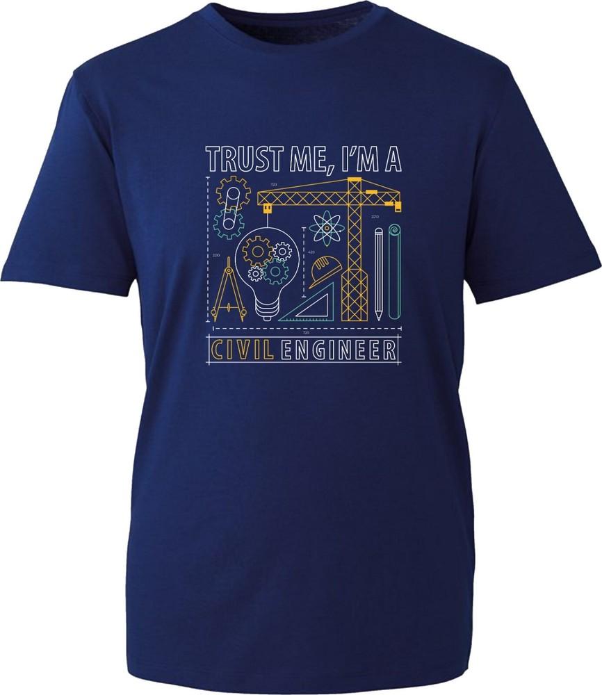 Trust Me Im A Civil Engineer Tshirt Funny Civil Engineering Unisex Tee Top S