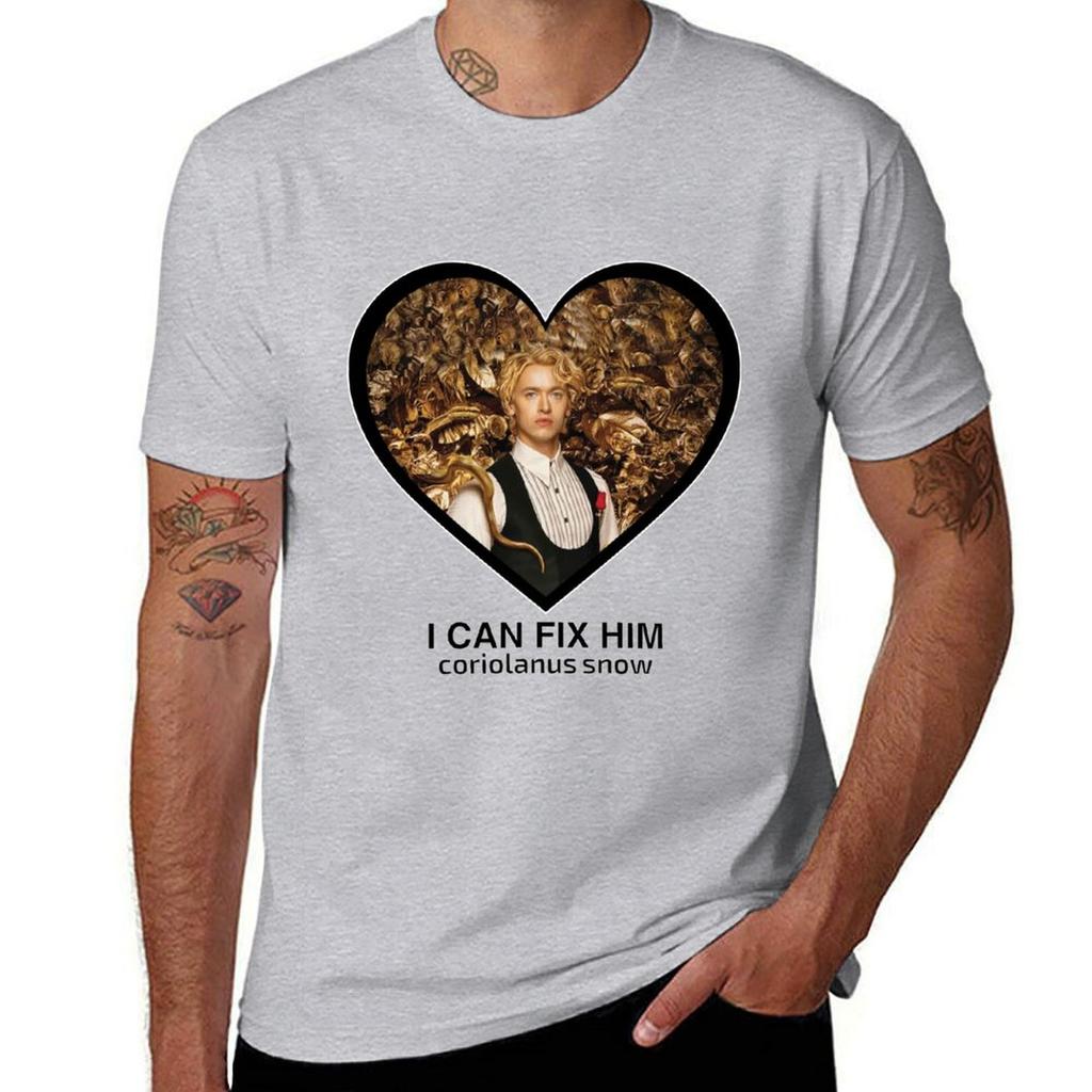Coriolanus Snow I Can Fix Him Tshirt Sticker hunger games Tshirt Aesthetic clothing shirts graphic tees men clothings