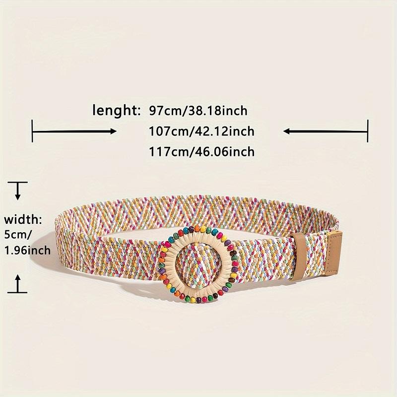 Belts for Women Corset Women's Wide Belt Webbing Belt for Dresses Women Grass Woven Waistband 5CM Women's Trousers Belt BF010
