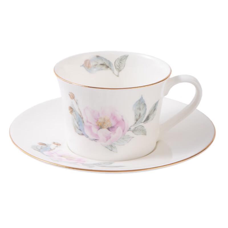Qianxing European Style Ceramic Coffee Cup and Saucer Set