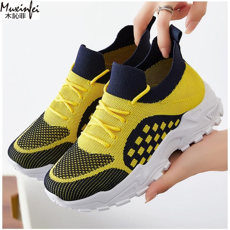 Fashion Sports Shoes Women's Summer New Casual Versatile Single Shoe Mesh Breathable Running Thick Sole Dad Shoes Cheap Shoes Clearance