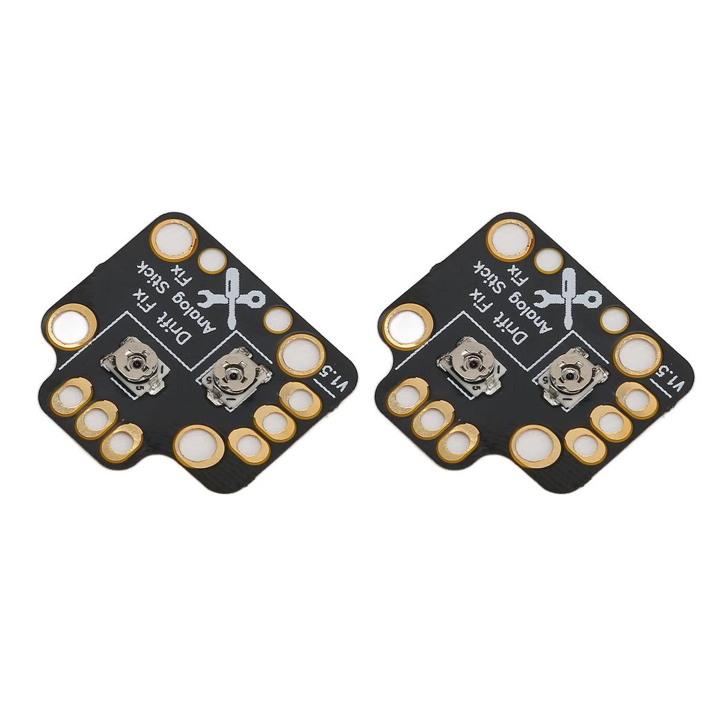 2pcs Gamepad Joystick Drift Repair Board Universal 3D Analog Stick Drift Fix Mod for Game Controllers Black