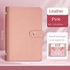 Save Money 100 Envelopes Money Saving Challeng Large Capacity Waterproof Mini Binder Savings Challenge Reusable PU