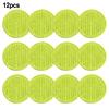 Electric Mop Replacement Pads in Round Shape Soft and Absorbent Material for Routine Floor Maintenance Set of 6/12