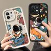 Retro Astronaut Rocket Spaceman Case For Xiaomi 15T 14T 13T Pro 15 Ultra 17Pro Max Poco F7 X7 X6 F5 M6 M7 Pro Soft Phone Cover