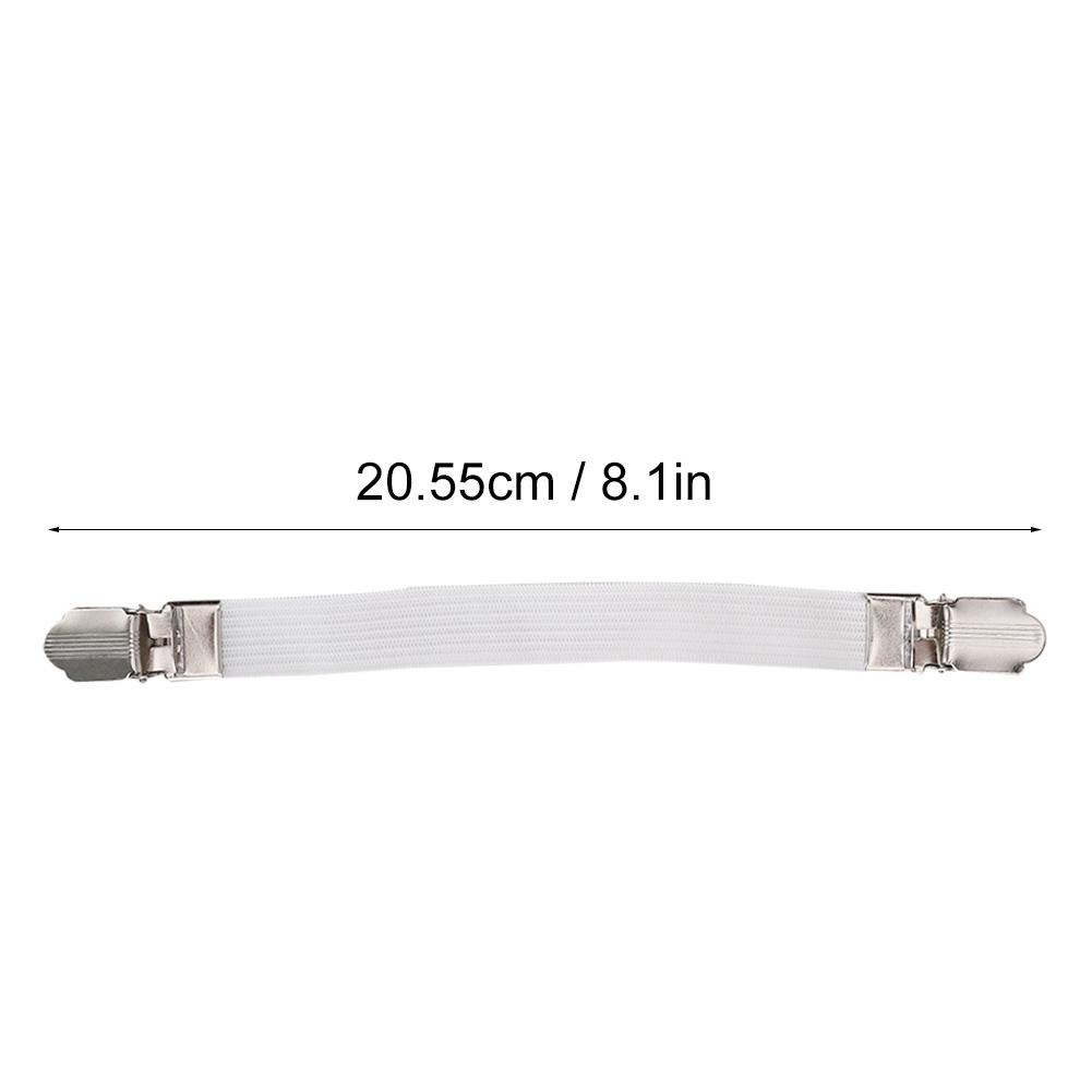 4pcs Elastic Crisscross Bed Mattress Sheet Straps Double Head Clips   Holder Fasteners Suspender