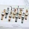 GREALY Women's Classic Retro Square Waterproof Diamond Quartz Watch