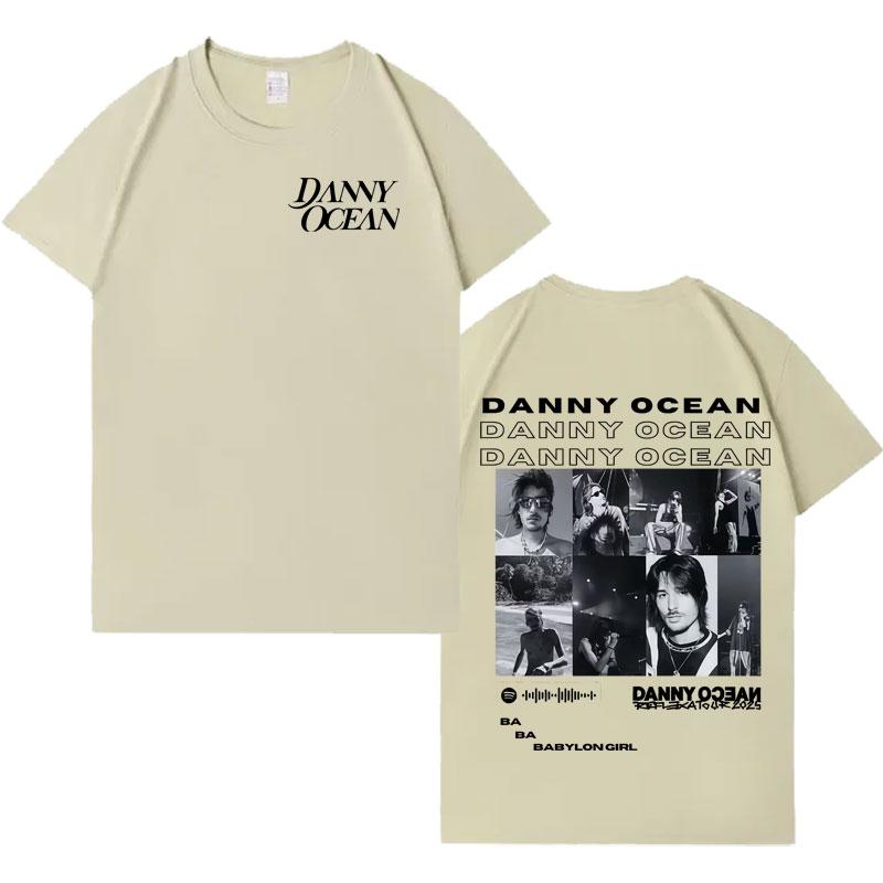 Rapper Danny Ocean New Album Tourr Fashion Tshrit Mens Double Sided Print Casual Tshrits Oversized Cozy Loose T Shrit Streetwear
