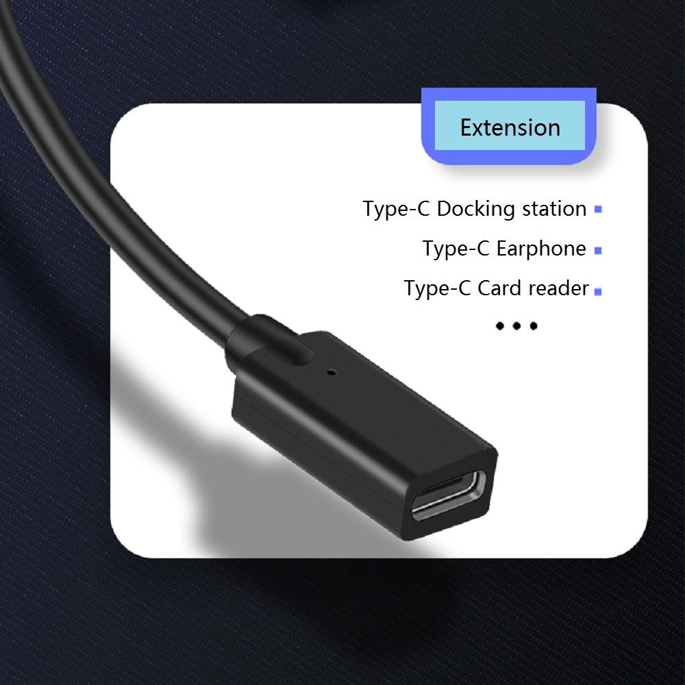 USB 3.1 Type C Male to Female Charging Data Extension Cable 30cm
