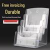 Acrylic Multi-layer Brochure and Magazine Display: A4 Holder, A6 Box, A5 Three-tier Stand