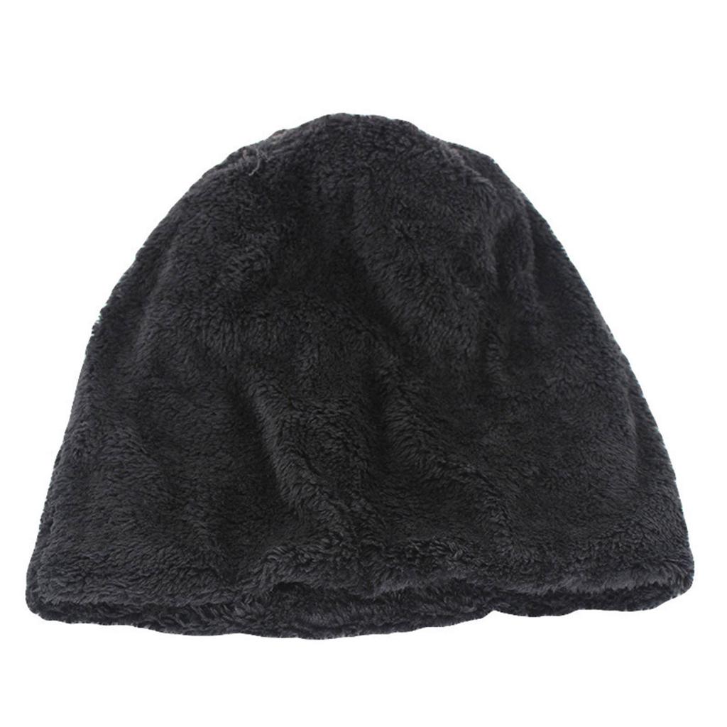 Men's Fashion Warm Oversized Thick Soft Oversized Coarse Knit Casual Knit Hat