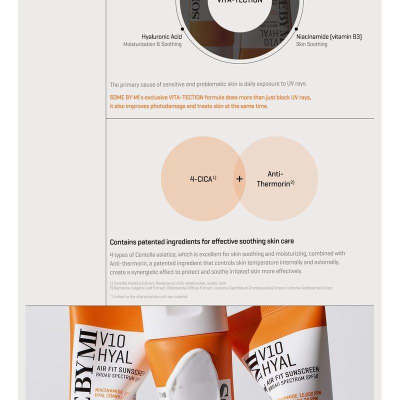SOME BY MI - V10 Hyal Air Fit Sunscreen