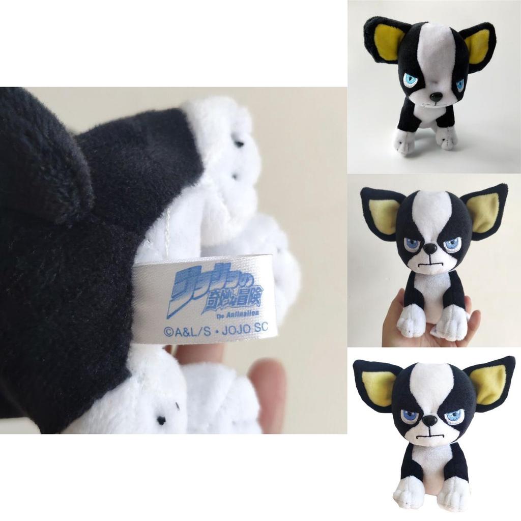 Super Soft Jojo's Bizarre Adventure Golden Wind Dog Iggy Plush Toy For Collectors And Kids