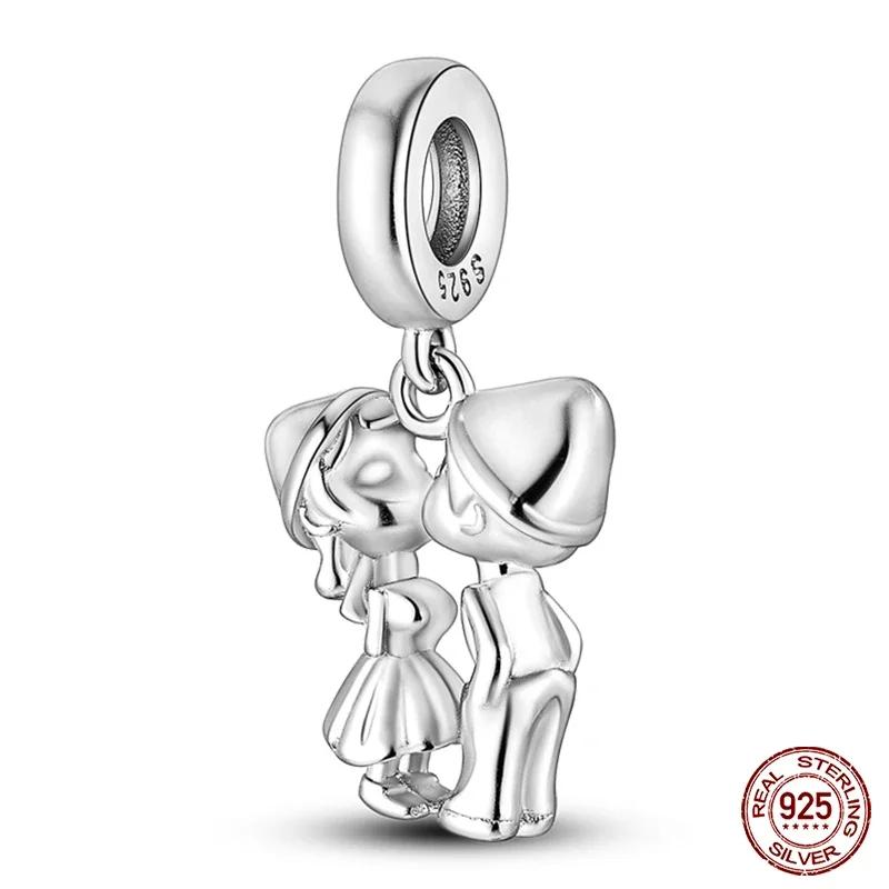 925 Silver Fashion Camera Coffee Cup Flower Charms Beads Fit 925 Original Bracelet DIY Birthday Jewelry Making for Women