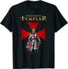 A Warrior of Christ Knights Templar Distressed Cross Men TShirt Short Sleeve Casual Cotton ONeck Summer TShirt