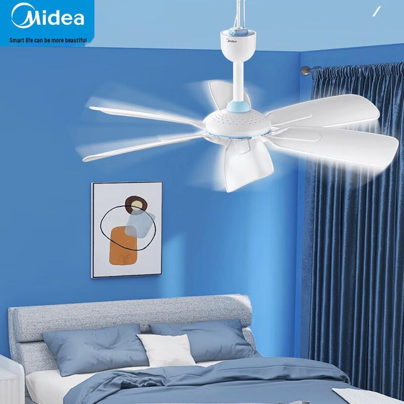 Мини-потолочный вентилятор Midea, китайская вилка (адаптер в комплекте)